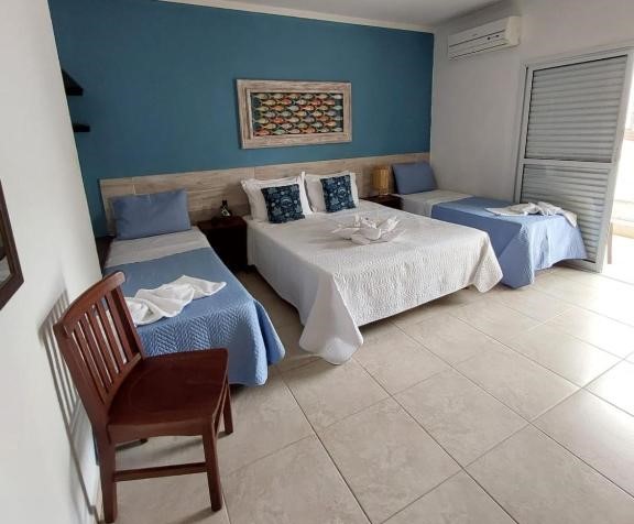Quarto Quádruplo - Hotel Casarão Pitangueiras